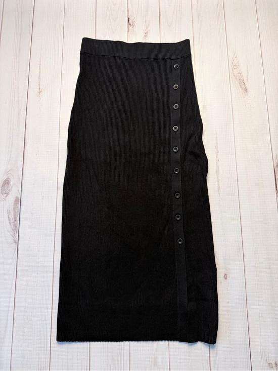Lita Dresses & Skirts - Lita by Ciara Black Button-Trim Pencil Skirt